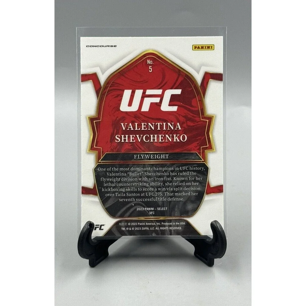 2023 #5 Valentina Shevchenko Panini Select UFC‎ Concourse Red & Blue